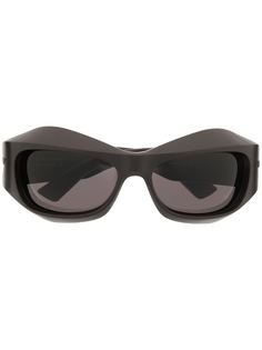 Bottega Veneta Eyewear солнцезащитные очки в скульптурной оправе