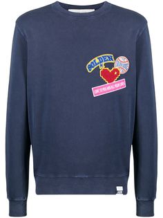 Golden Goose толстовка с нашивкой-логотипом