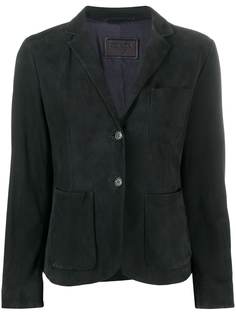 Prada Pre-Owned однобортный блейзер