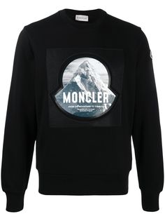 Moncler свитер с принтом