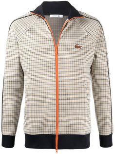 Lacoste бомбер в ломаную клетку
