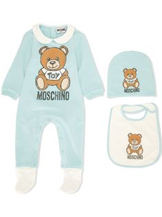 Moschino Kids комплект для новорожденного с принтом Teddy Bear