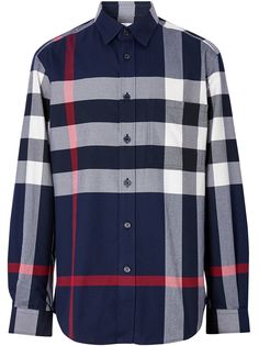 Burberry рубашка в клетку