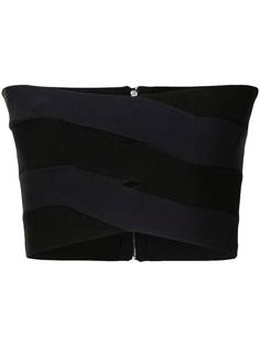 Dion Lee топ без бретелей