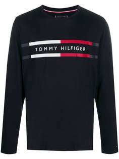 Tommy Hilfiger футболка с длинными рукавами и логотипом