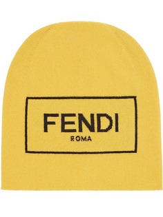 Fendi шапка бини с логотипом