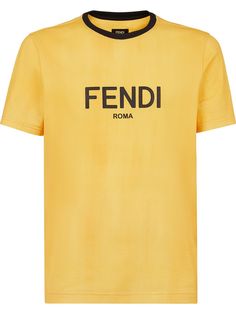 Fendi футболка с логотипом