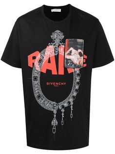 Givenchy футболка с графичным принтом