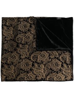 Etro жаккардовый шарф с узором пейсли