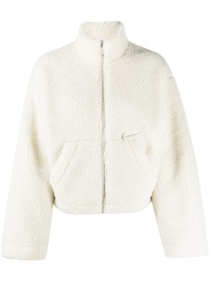 Nike куртка из шерпы на молнии