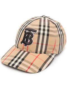 Burberry бейсболка в клетку Vintage Check