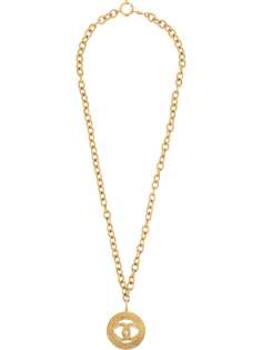 Chanel Pre-Owned цепочка на шею с подвеской-логотипом CC