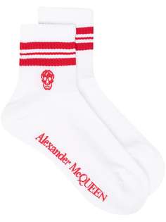 Alexander McQueen носки с контрастными полосками