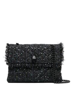 Kurt Geiger London твидовая сумка на плечо Kensington