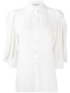 Givenchy блузка со сборками на рукавах