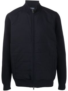 Hackett бомбер с контрастными вставками