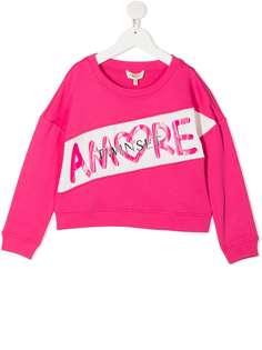 Twin-Set толстовка Amore с круглым вырезом