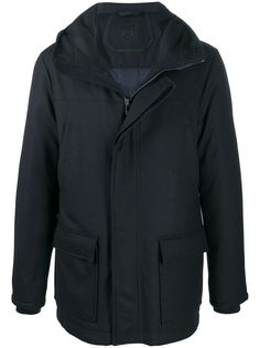 Corneliani пуховик с капюшоном