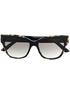 Prada Eyewear солнцезащитные очки в квадратной оправе черепаховой расцветки