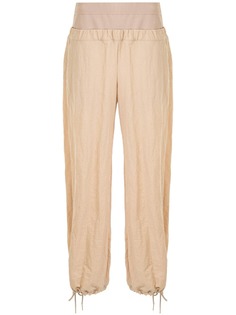 Dion Lee брюки с многослойным поясом