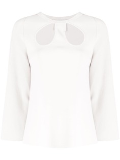 Stella McCartney укороченный топ с вырезами