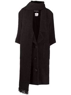 Chanel Pre-Owned пальто с рукавами три четверти