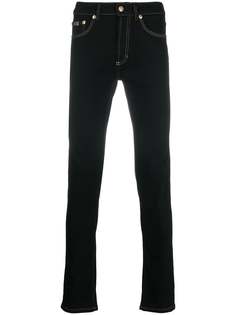 Versace Jeans Couture узкие джинсы с контрастной строчкой