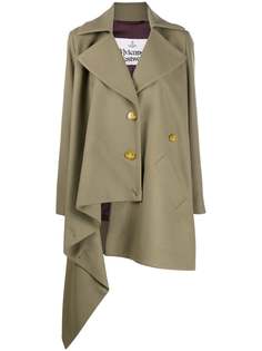 Vivienne Westwood однобортное пальто асимметричного кроя