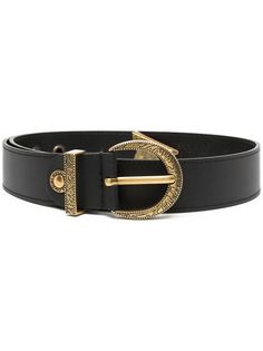 Versace Jeans Couture ремень с гравированной пряжкой
