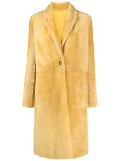 Yves Salomon однобортное пальто