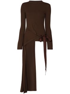 Rosetta Getty топ с асимметричным подолом и запахом