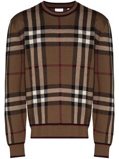 Burberry джемпер в клетку