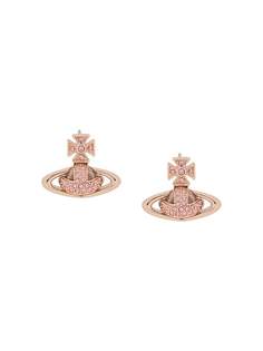 Vivienne Westwood серьги с кристаллами и декором Orb