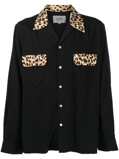 Carhartt WIP рубашка с леопардовым принтом