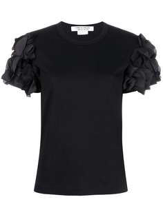 Comme Des Garçons Comme Des Garçons футболка с оборками на рукавах