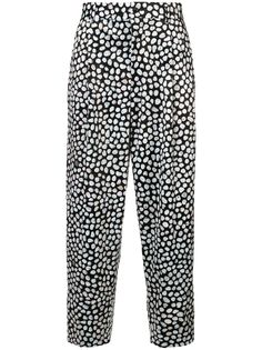 Comme Des Garçons Homme Plus укороченные брюки с принтом