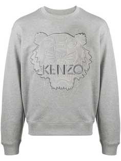 Kenzo толстовка с вышивкой Tiger