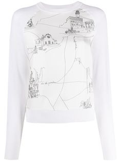 Emilio Pucci джемпер с принтом Scorci Fiorentini