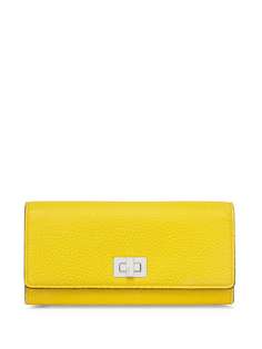 Fendi кошелек из зернистой кожи