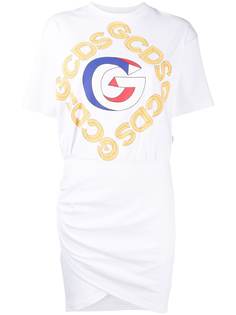 Gcds платье-футболка с логотипом