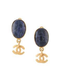 Chanel Pre-Owned серьги 1995-го года с логотипом CC