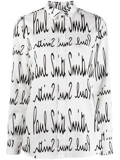 Paul Smith рубашка с монограммой