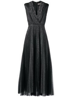 Christopher Kane платье из тюля с блестками и плиссировкой