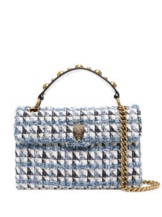 Kurt Geiger London твидовая сумка на плечо Kensington