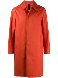 Mackintosh однобортное пальто Oxford