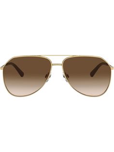 Dolce & Gabbana Eyewear солнцезащитные очки-авиаторы с логотипом