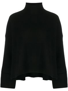 Allude джемпер свободного кроя с высоким воротником