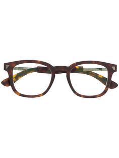Mykita квадратные очки черепаховой расцветки