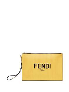 Fendi клатч с логотипом