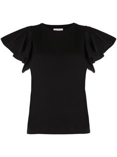 Alexander McQueen блузка с оборками на рукавах